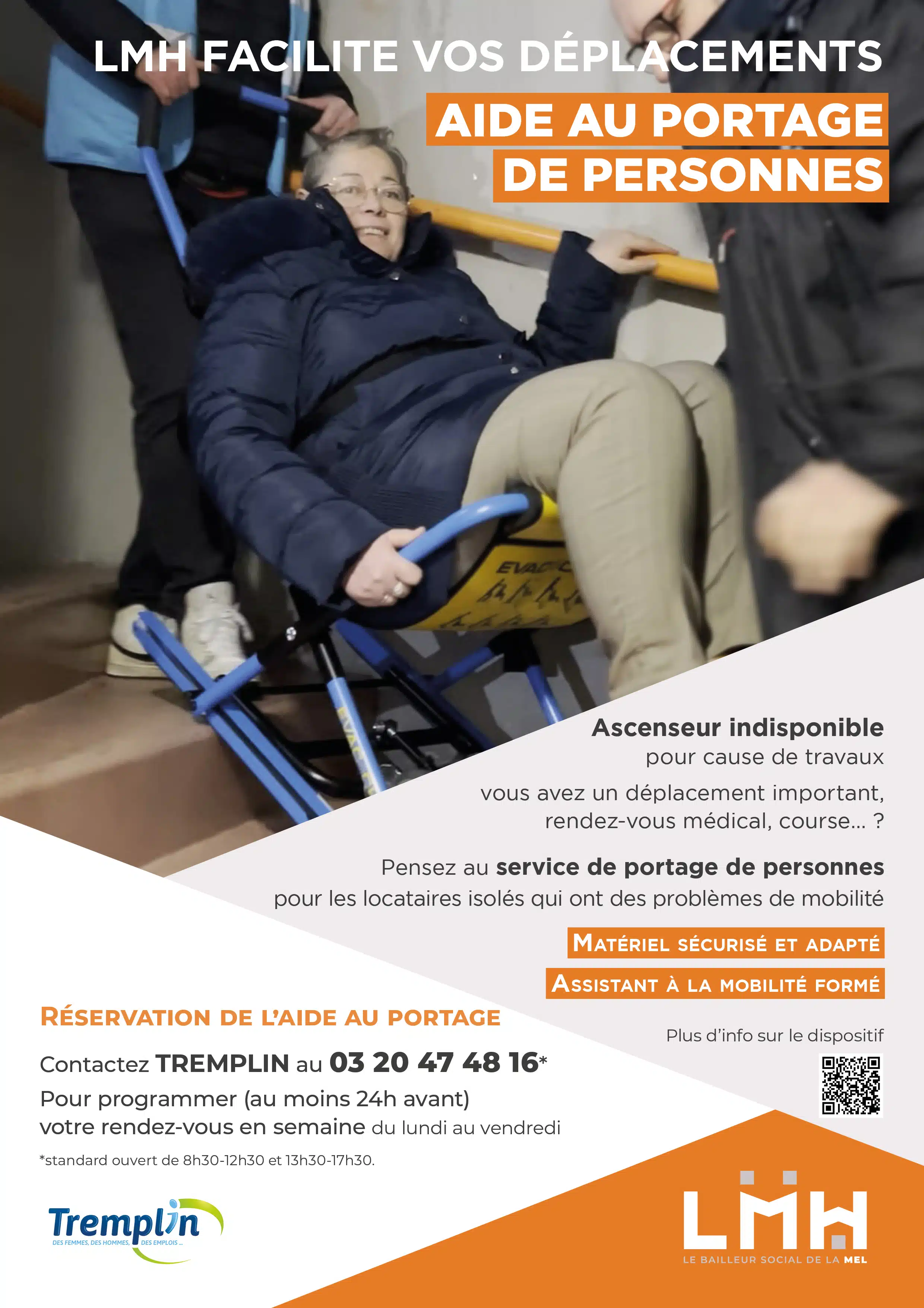 Aide au portage de personnes